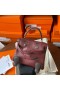 Hermes Kelly Doll Quelle Idole Bag in Bordeaux Swift Calfskin