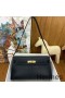 Hermes Kelly Elan Handmade Bag In Black Chevre Mysore Leather