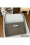 Hermes Kelly Elan Handmade Bag In Taupe Chevre Mysore Leather