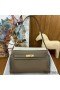 Hermes Kelly Elan Handmade Bag In Taupe Epsom Leather