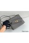 Hermes Kelly En Desordre 20 Handmade Bag In Etain Epsom Calfskin