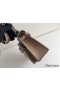 Hermes Kelly En Desordre 20 Handmade Bag In Taupe Epsom Calfskin