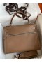 Hermes Kelly Lakis 32 Handmade Bag In Taupe Swift Calfskin