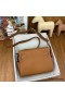 Hermes Kelly Messenger Bag in Gold Clemence Leather