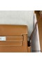 Hermes Kelly Messenger Bag in Gold Clemence Leather
