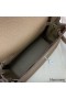 Hermes Kelly Messenger Bag in Taupe Clemence Leather