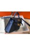Hermes Kelly Mini II Bag In Blue Agate Epsom Leather GHW