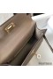 Hermes Kelly Mini II Bag In Gris Asphalt Epsom Leather GHW
