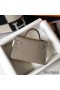 Hermes Kelly Mini II Bag In Gris Asphalt Epsom Leather GHW