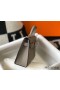 Hermes Kelly Mini II Bag In Gris Asphalt Epsom Leather GHW