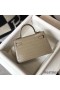 Hermes Kelly Mini II Bag In Taupe Embossed Crocodile Leather