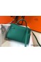 Hermes Kelly Mini II Bag In Vert Vertigo Epsom Leather GHW