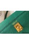 Hermes Kelly Mini II Bag In Vert Vertigo Epsom Leather GHW