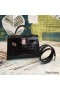Hermes Kelly Mini II Handmade Bag In Black Alligator Crocodile