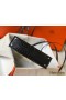 Hermes Kelly Mini II Handmade Bag In Black Crocodile Embossed Leather