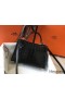 Hermes Kelly Mini II Handmade Bag In Black Crocodile Embossed Leather