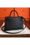 Hermes Kelly Mini II Handmade Bag In Black Epsom Leather