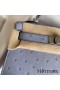 Hermes Kelly Mini II Handmade Bag In Blue Lin Ostrich Leather