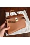 Hermes Kelly Mini II Handmade Bag In Gold Epsom Leather