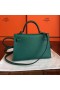 Hermes Kelly Mini II Handmade Bag In Malachite Epsom Leather