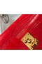 Hermes Kelly Mini II Handmade Bag In Red Crocodile Embossed Leather
