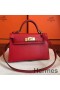 Hermes Kelly Mini II Handmade Bag In Red Epsom Leather