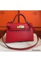 Hermes Kelly Mini II Handmade Bag In Red Epsom Leather