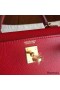 Hermes Kelly Mini II Handmade Bag In Red Epsom Leather