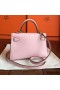 Hermes Kelly Mini II Handmade Bag In Rose Dragee Swift Calfskin