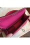 Hermes Kelly Mini II Handmade Bag In Rose Tyrien Epsom Leather