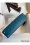 Hermes Kelly Mini II Sellier Handmade Bag In Colvert Ostrich Leather