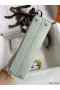 Hermes Kelly Mini II Sellier Handmade Bag In Gris Neve Matte Alligator Leather