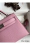 Hermes Kelly Mini II Sellier Handmade Bag In Mauve Sylvestre Epsom Calfskin