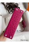 Hermes Kelly Mini II Sellier Handmade Bag In Rose Red Ostrich Leather