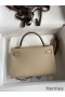 Hermes Kelly Mini II Sellier Handmade Bag In Trench Epsom Calfskin