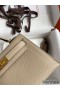 Hermes Kelly Mini II Sellier Handmade Bag In Trench Epsom Calfskin