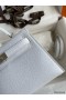 Hermes Kelly Mini II Sellier Handmade Bag In White Epsom Calfskin