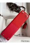 Hermes Kelly Mini II Sellier Tri - color Bag In Red/Rose Extreme/Blue Epsom Calfskin