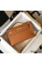 Hermes Kelly Pochette Bag In God Epsom Leather