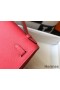 Hermes Kelly Pochette Bag In Rose Lipstick Epsom Leather