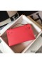 Hermes Kelly Pochette Bag In Rose Lipstick Epsom Leather