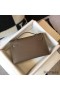 Hermes Kelly Pochette Bag In Taupe Grey Epsom Leather