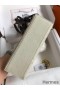 Hermes Kelly Pochette Handmade Bag In Beton Ostrich Leather