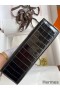 Hermes Kelly Pochette Handmade Bag In Black Shiny Alligator Leather