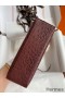 Hermes Kelly Pochette Handmade Bag In Bordeaux Ostrich Leather