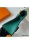 Hermes Kelly Pochette Handmade Bag In Malachite Swift Calfskin