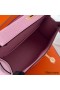Hermes Kelly Pochette Handmade Bag In Mauve Sylvestre Epsom Calfskin