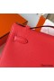 Hermes Kelly Pochette Handmade Bag In Rose Texas Epsom Calfskin