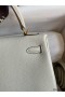 Hermes Kelly Retourne 25 Handmade Bag In Beton Clemence Leather