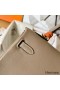 Hermes Kelly Retourne 25 Handmade Bag In Grey Swift Calfskin